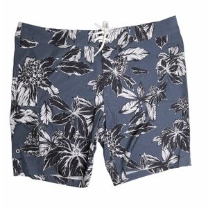 Goodthreads Slate Tropical Print Board Shorts NEW